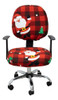 Funda Para Silla De Oficina Navideña Acofrr, Estampado Ornam 0