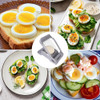 Corta Huevos Y Frutas Suaves, Multipropósito, Acero Inoxidab 4
