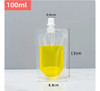 Bolsa Para Bebidas 100cc Reutilizable Transparente ( X 20) 4 Bolsa Para Bebidas 100cc Reutilizable Transparente ( X 20) 4