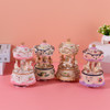 Caixa De Presente Carousel Music Luminous Unicorn Carousel H 3