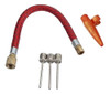 Picos Inflador Pelotas Bici Juguetes + Set Adaptador Chavay 0