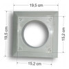 Rejilla De Ventilación Kit Completo Aprobada 100cm2 Ib 4