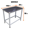 Mesa Inox Bares Bancada Inox Cozinha Industrial 1,00x0,55 3