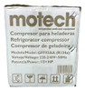 Motor Compresor Heladera Motech 1/3+ Hp R134 2