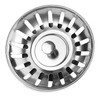 2pcs Cocina Acero Inoxidable Enchufe Residuos Lavabo Desagüe 3