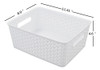 Idomy Cesta De Plastico Tejida, Cestas De Almacenamiento De 1