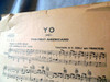 Yo...., Irving Berlin, Juan Lanas, Partitura Fox Trot Americ 1