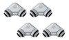 Bitspower G1 / 4  Macho A Macho Extensor, 90 ° Doble Rotati 0