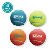 Outward Hound Squeaker Ballz Fetch Dog Toy, Medium - 4 Pack 4