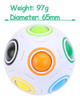 Tanch Magic Rainbow Ball Puzzle Cube Fidget Stress 3