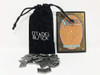 Fichas Metálicas Antiguas Silver Para Mtg Con Bolsa Gris 4