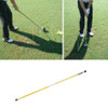 Golf Alignment Training Stick Tube Brand Nuevo Yellow Sticks 1