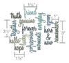 Cortante-troquel Thinlits Sizzix -friendship Words 660225 1