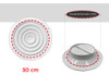 Difusor Redondo Diam 30 Cm / (conexion Ducto Diam 25cm) 2