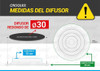 Difusor Redondo Diam 30 Cm / (conexion Ducto Diam 25cm) 3