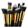 10pc Profesional Cosméticos Maquillaje Cepillo Conjunto Kit 0