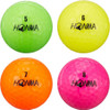 Pelota Honma Golf D1 Con Número Alto, Multicolor 0