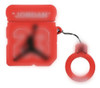 Capa Compatível AirPods 3 Silicone Moda Basquete Vermelho 0