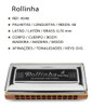 Armónica Doble Hering Rollinha Hohner Brasil 48 Voces 1