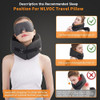 Mlvoc Travel Pillow Almohada De Cuello De Espuma Viscoelásti 1