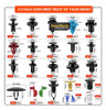 Kit Desmontaje Automotriz Con Herramientas Clips 680 Piezas 2