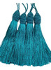 Pingente Franja Tassel Kit Com 12 Un. Verde Tiffany 0