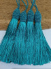 Pingente Franja Tassel Kit Com 12 Un. Verde Tiffany 1