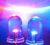 5 Led 5mm Flash Intermitente Bicolor Rojo Azul 1