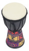 Tambor Hand Beat De 4 Polegadas Com Design Pintado Africano 2