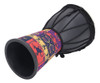 Tambor Hand Beat De 4 Polegadas Com Design Pintado Africano 6