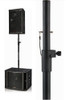 Kit 2 Suporte P/ Caixa De Som Sub Grave + 4 Copos Aluminio 4