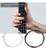 Cuerdas De Ukelele, 2 Juegos De Cuerdas De Nylon Blanco Y Ne 3