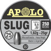 Chumbos Apolo Slug 5,5 Mm 250 Unidades 25 Grains Bentancor 0