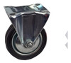 Rueda Goma Para Carro. Fija Con Base Metal. 85mm 1
