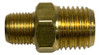 Niple Duplo Latão Redução Rosca Npt 1/4 X 1/8 Macho União 0
