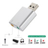Tarjeta De Sonido Externa Usb 2.0 Audio Virtual Dj 3d 5.1 2