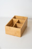 Organizador  Valsen  De Bamboo Con 4 Divisiones 0