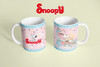 Kit Diseños Plantillas Tazas Snoopy Sublimación M2 7