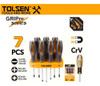 Juego Destornilladores 7 Piezas Tolsen Pro 20195 Industrial 1