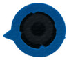 5 Perillas Potenciometro 23x20mm Eje Estriado 6mm Azul 1