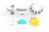 Cortante Eyector X 3 Sol Nube Luna 0