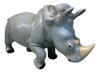Escultura Rinoceronte Decorativo Em Resina 30 Cm 1