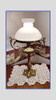 Cúpula Fosca Lapidada Para Lustre 13,5 Cm Triguinho Luxo 5 Cúpula Fosca Lapidada Para Lustre 13,5 Cm Triguinho Luxo 5