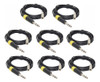 8 Cables Audio Plug Estereo A Miniplug Hembra  X 5 Mts Hamc 0