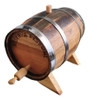 Barril Corote Carvalho 1 Litro Pinga Cachaça Whisky Vinho 3
