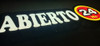 Cartel Luminoso Led Abierto 24 Hs 4 Cartel Luminoso Led Abierto 24 Hs 4