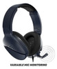 Auriculares Gaming Mic Plegable 3.5mm Jack Azul Oscuro 2