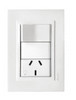 Llave De Luz Exultt Urbana Punto Y Toma Blanco Completa 1