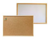 Pack Pizarra De Corcho + Pizarra De Melamina 60x40 + Accesor 0