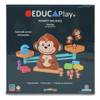 Brinquedo Pedagógico Educativo Matemática Balança Macaco 1